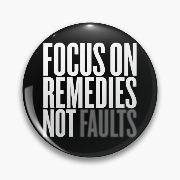 Item preview, Focus on remedies, not faults #2 v.1 designed and sold by x1brett.