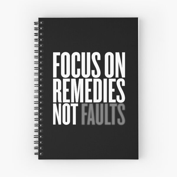 Item preview, Focus on remedies, not faults #2 v.1 designed and sold by x1brett.