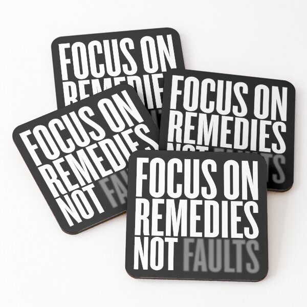 Item preview, Focus on remedies, not faults #2 v.1 designed and sold by x1brett.
