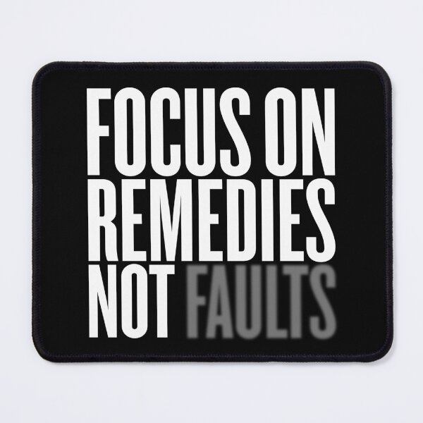 Item preview, Focus on remedies, not faults #2 v.1 designed and sold by x1brett.