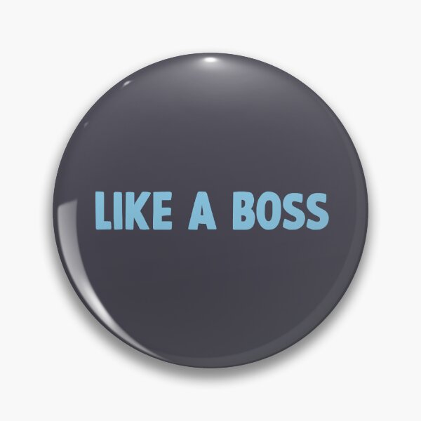 Item preview, Like a Boss, blue designed and sold by perezzzoso.
