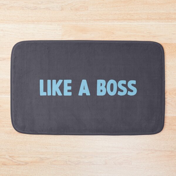 Item preview, Like a Boss, blue designed and sold by perezzzoso.
