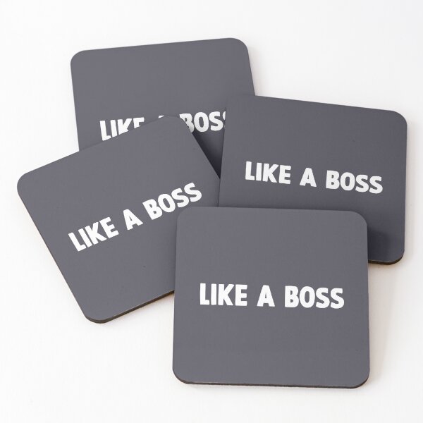 Item preview, Like a Boss, white designed and sold by perezzzoso.