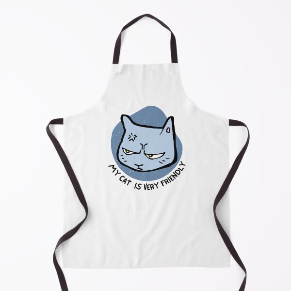 Item preview, My cat is very friendly - Sarcasm designed and sold by earthlingsmerch.