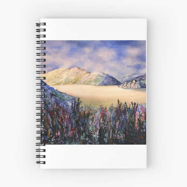 Item preview, Lake in the Alps- Switzerland.  Watercolor painting designed and sold by rfoxphoto.