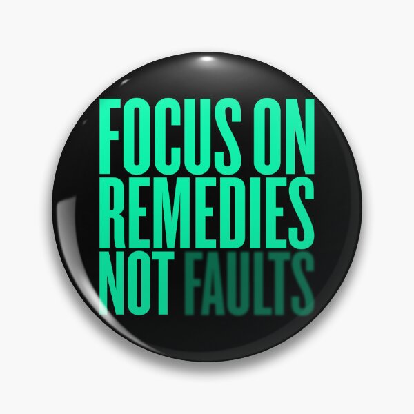 Item preview, Focus on remedies, not faults #2 v.2 designed and sold by x1brett.