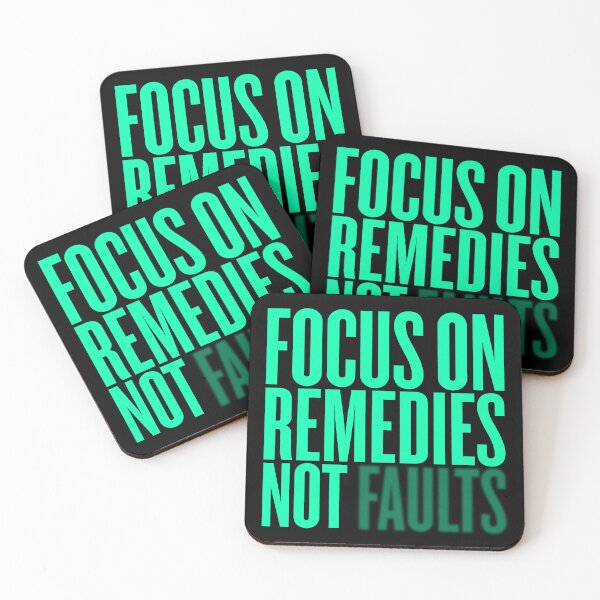 Item preview, Focus on remedies, not faults #2 v.2 designed and sold by x1brett.