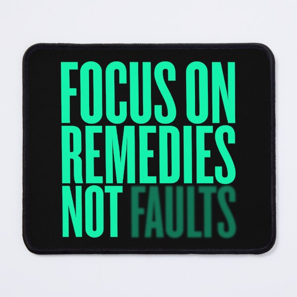 Item preview, Focus on remedies, not faults #2 v.2 designed and sold by x1brett.