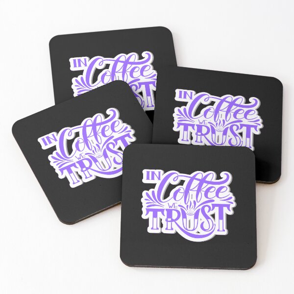 Item preview, in coffee we trust , coffee lover , cappuccino designed and sold by JUSTDOIT ⭐⭐⭐⭐⭐.