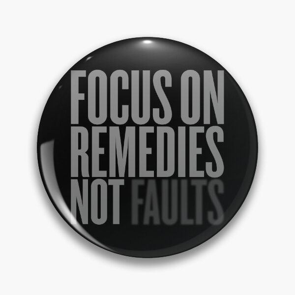 Item preview, Focus on remedies, not faults #2 v.3 designed and sold by x1brett.