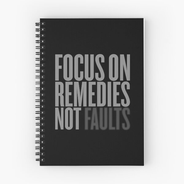 Item preview, Focus on remedies, not faults #2 v.3 designed and sold by x1brett.