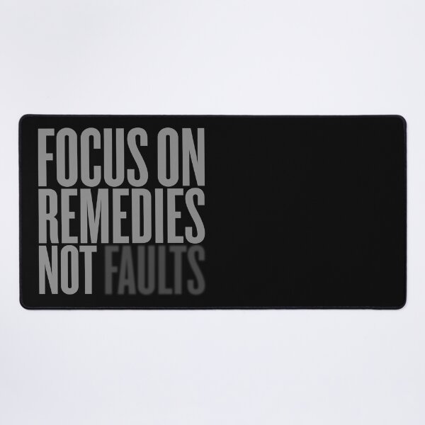 Item preview, Focus on remedies, not faults #2 v.3 designed and sold by x1brett.