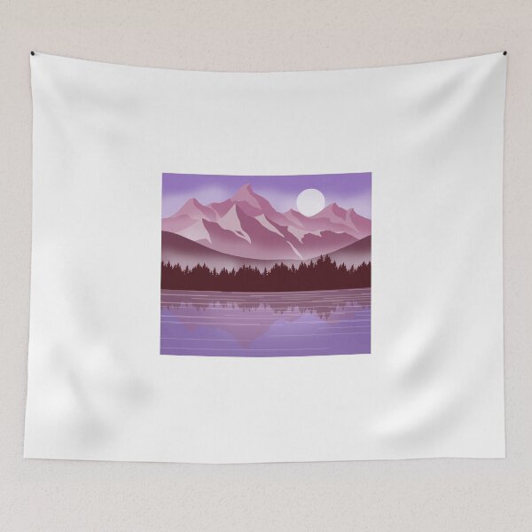 Item preview, Mountain and nature landscape colorful designed and sold by landscapeworlds.
