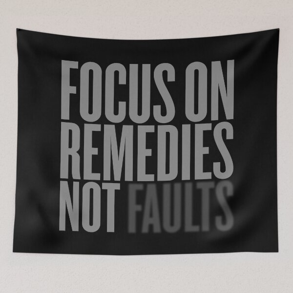 Item preview, Focus on remedies, not faults #2 v.3 designed and sold by x1brett.