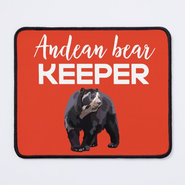 Item preview, A is for Andean Bear Keeper,Andean Bear Keeper Design – Dedicated Care and Conservation of Andean Spectacled Bears Artwork designed and sold by PrettylittlepastelUk.