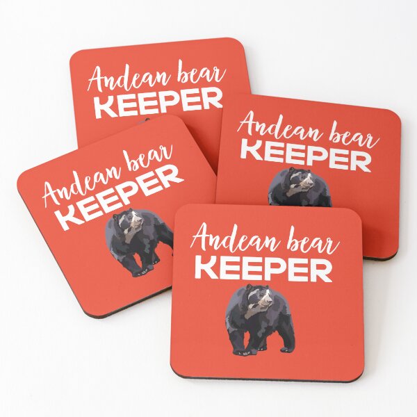 Item preview, A is for Andean Bear Keeper,Andean Bear Keeper Design – Dedicated Care and Conservation of Andean Spectacled Bears Artwork designed and sold by PrettylittlepastelUk.