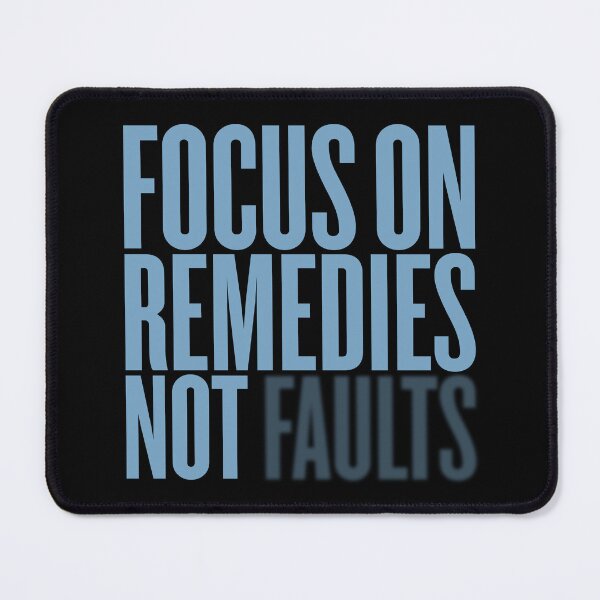 Item preview, Focus on remedies, not faults #2 v.4 designed and sold by x1brett.