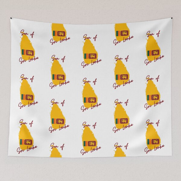 Item preview, Son of Sri Lanka Map Flag designed and sold by NovawayDirect.