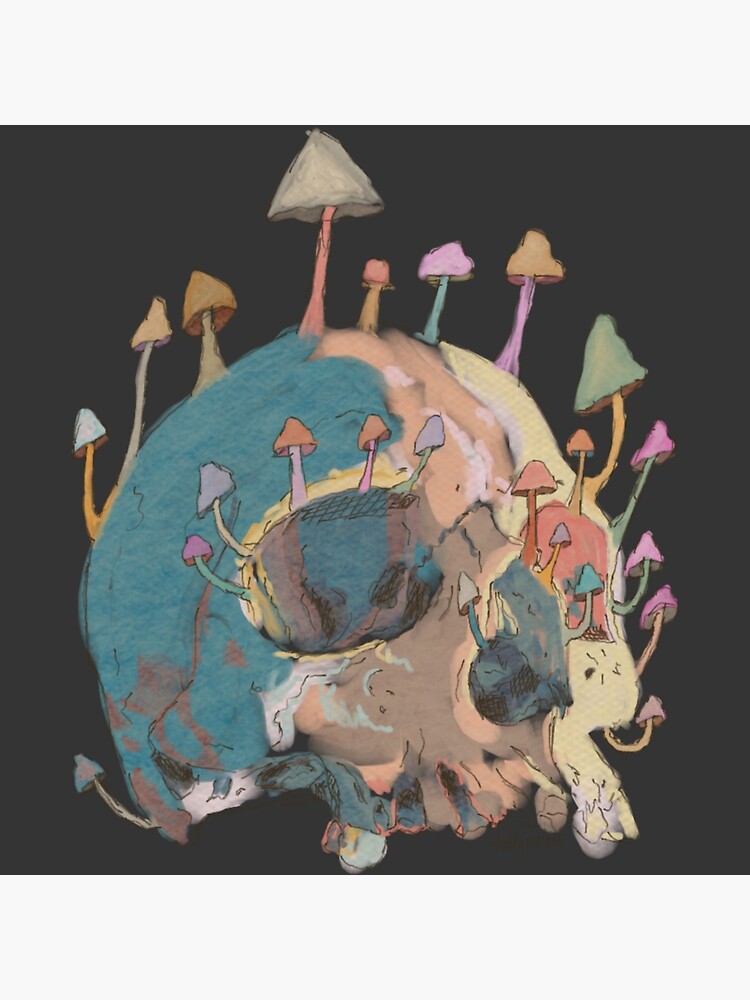 "Mushrooms Eat Dead People" Poster for Sale by oopsimadeart Redbubble