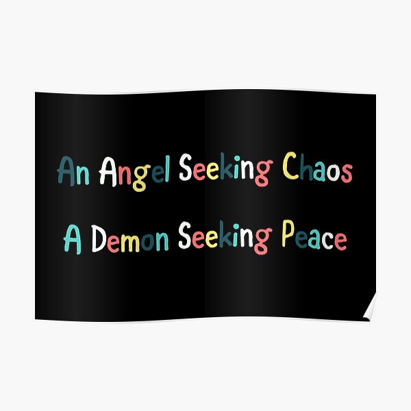 Posters Sur Le Theme Ange Citation Redbubble