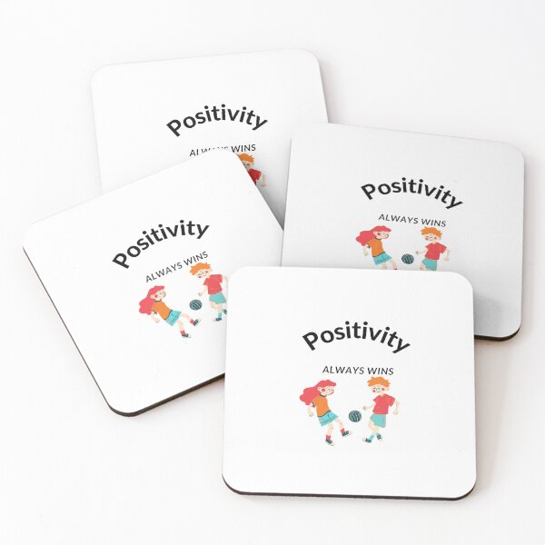Item preview, Positivity always wins cute trendy design designed and sold by Shahnawaz Khandesigner.