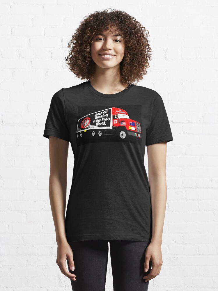 Alternate view of Keep On Trucking In The Free World Essential T-Shirt