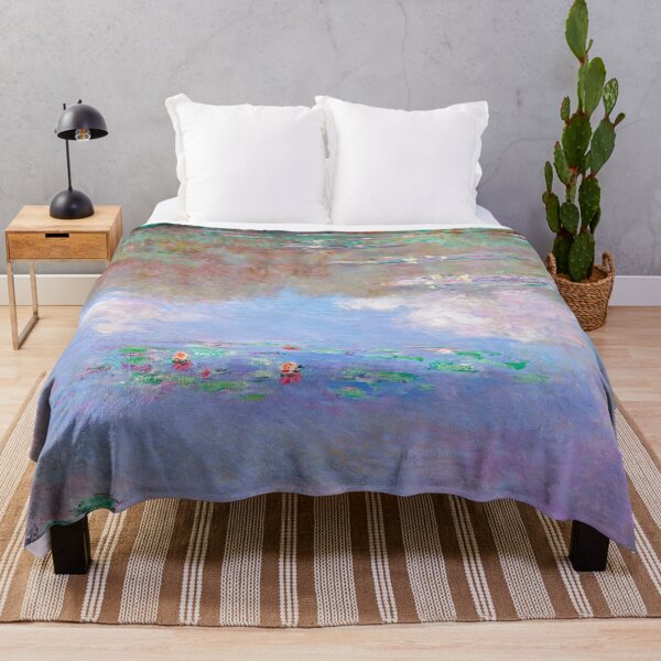 Aperçu de l'œuvre HD Claude Monet's The Water Lily Pond (Clouds) (1903) créée et vendue par Go Logo Designs.