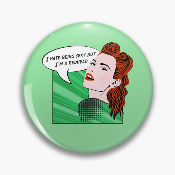 Aperçu de l'œuvre Je déteste être sexy mais je suis rousse. Fille au gingembre sarcastique créée et vendue par ProfiTrollka.