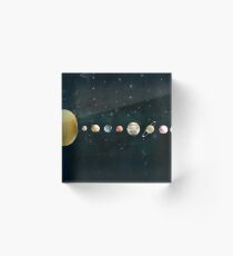 the solar system Acrylic Block