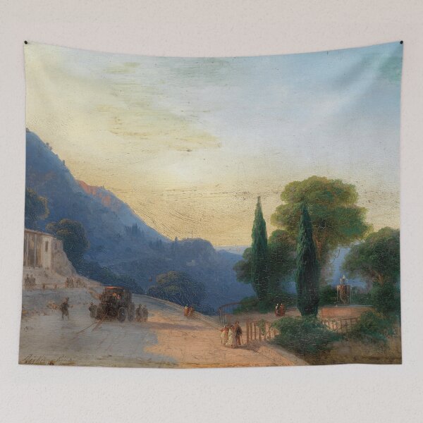 Item preview, A Summer's Day in Crimea, by Ivan Konstantinovich Aivazovsky designed and sold by Irina Polyanskaya.