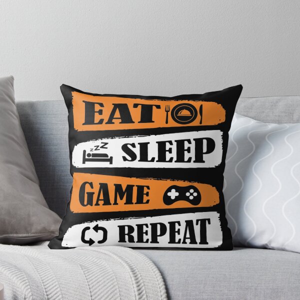 Item preview, Eat Sleep Game Repeat designed and sold by BeilMaro.