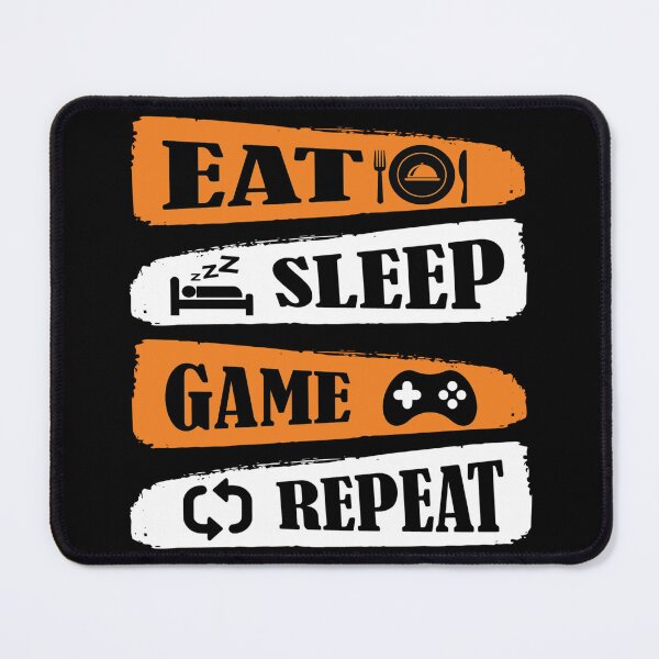 Item preview, Eat Sleep Game Repeat designed and sold by BeilMaro.