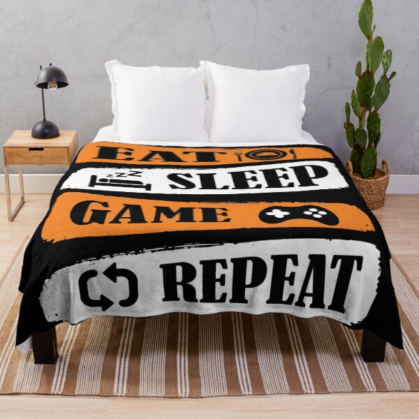 Item preview, Eat Sleep Game Repeat designed and sold by BeilMaro.