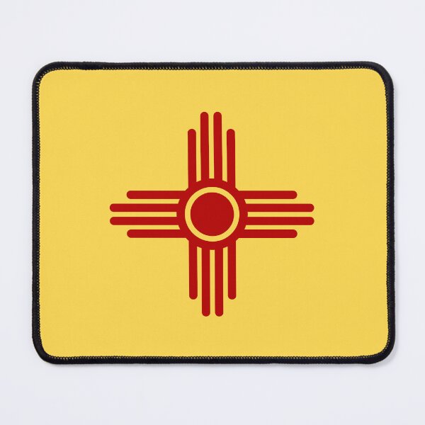 Item preview, Zia Sun, Symbol, New Mexico, Flag designed and sold by nitty-gritty.