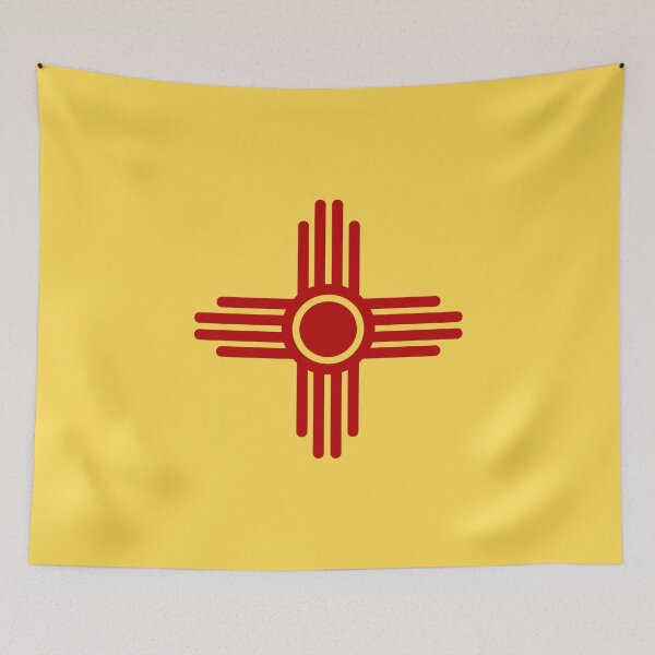 Item preview, Zia Sun, Symbol, New Mexico, Flag designed and sold by nitty-gritty.