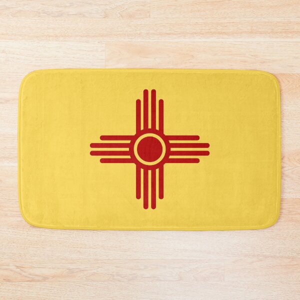 Item preview, Zia Sun, Symbol, New Mexico, Flag designed and sold by nitty-gritty.