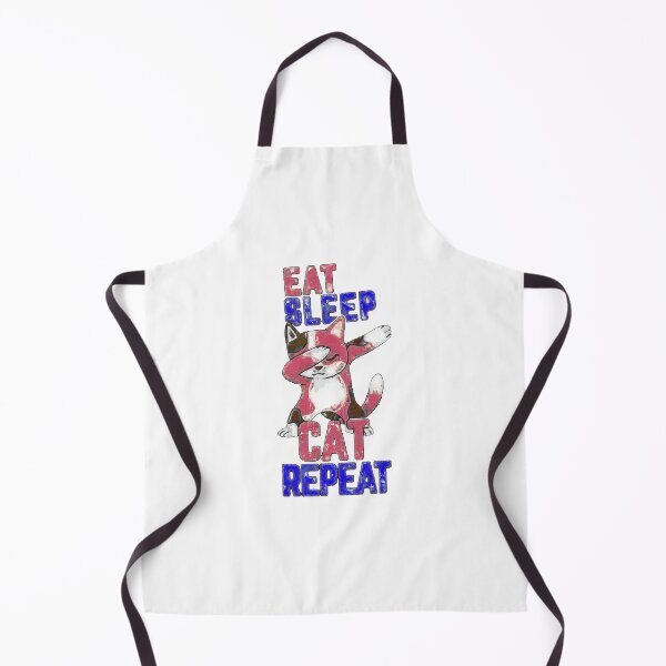 Item preview, Brush Paint Eat Sleep Cat Repeat designed and sold by Warisally.