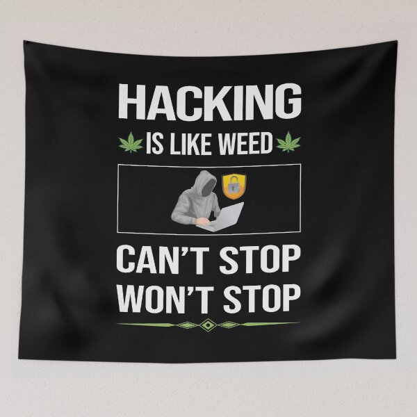 Item preview, Funny Can't Stop Hacking Hack Hacker designed and sold by ArydeaNoriega.