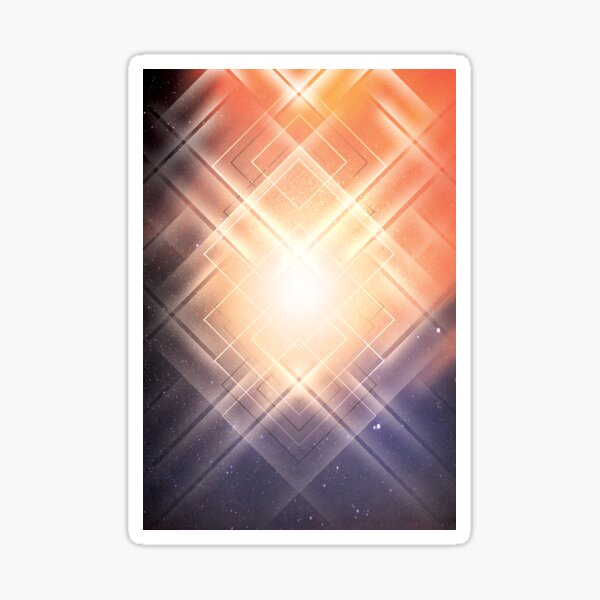 Space Lights Sticker