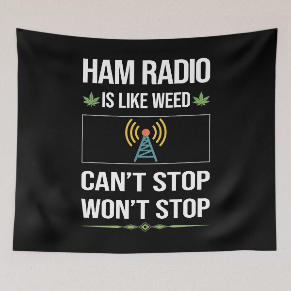 Item preview, Funny Can't Stop Radioaficionado Radioaficionado designed and sold by ArydeaNoriega.