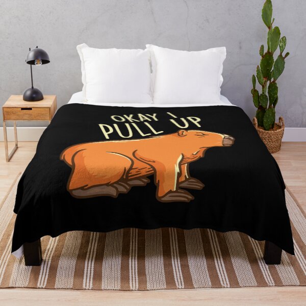 Item preview, Okay I Pull Up Capybara Funny Animal Meme designed and sold by Dressed For  Duty.