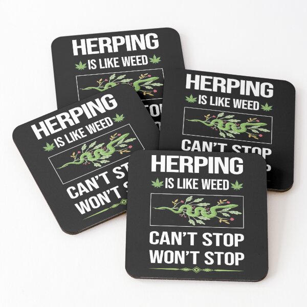 Item preview, Funny Can't Stop Herping Herpetologist Herpetology Herp Herps Herper designed and sold by ArydeaNoriega.