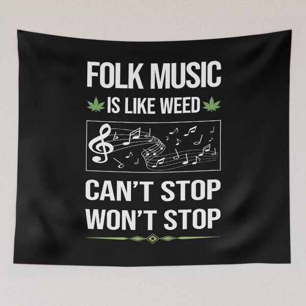 Item preview, Funny Can't Stop Folk Music designed and sold by ArydeaNoriega.