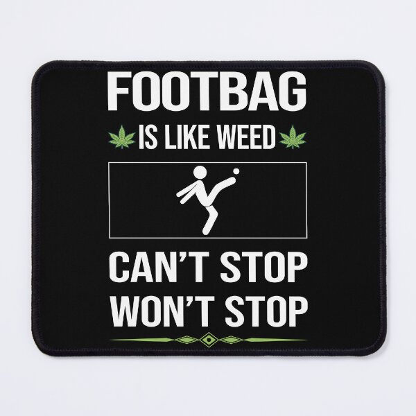 Item preview, Funny Can't Stop Footbag Hacky Sack Sacker designed and sold by ArydeaNoriega.