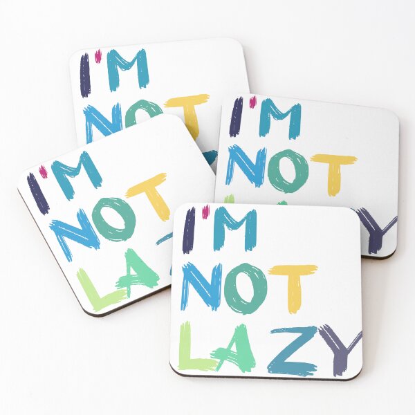 Item preview, I'm not lazy designed and sold by Mohamed Knibaa.