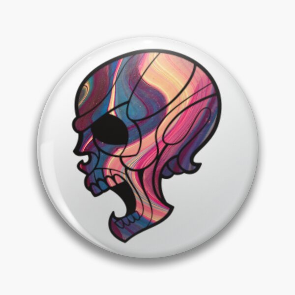 Item preview, Marbled Skull designed and sold by BuzzySpaceBee.