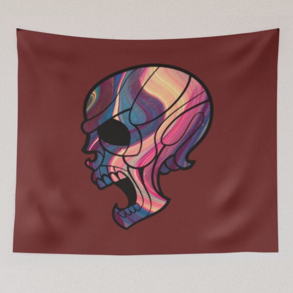 Item preview, Marbled Skull designed and sold by BuzzySpaceBee.