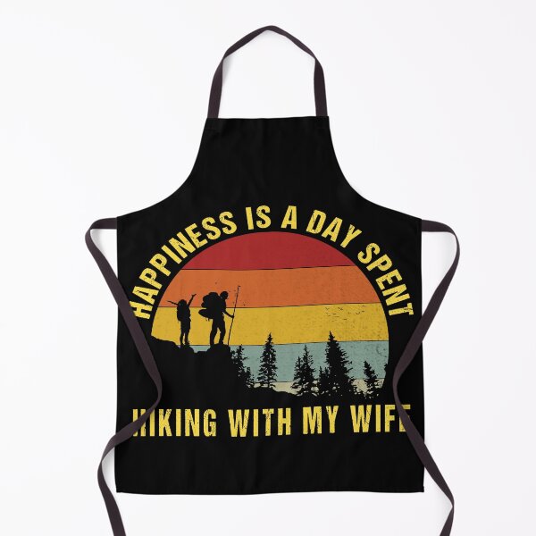 Item preview, Happiness Is A Day Spent Hiking With My Wife designed and sold by amishacreates.