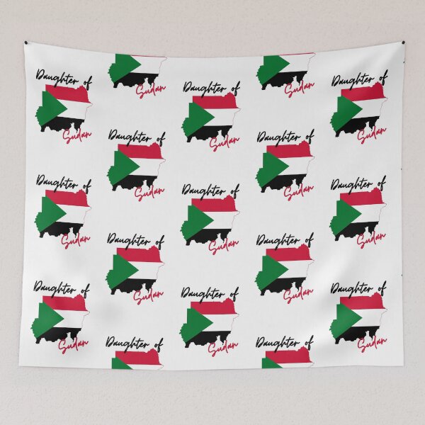 Item preview, Daughter of Sudan Map Flag designed and sold by NovawayDirect.