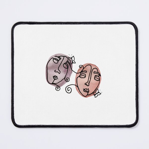 Item preview, Abstract Faces (With Butterflies) designed and sold by gigi009.